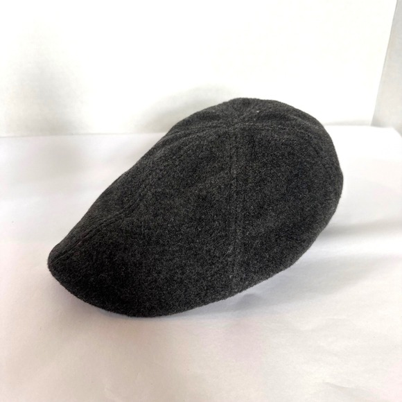 Concept One Accessories Other - Wool Blend Flat Cap Charcoal Grey Ivy Driving Hat S/M Cabbie Newsboy Gatsby Golf